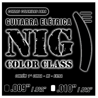 Encordoamento Guitarra .009 NIG Preta N1630