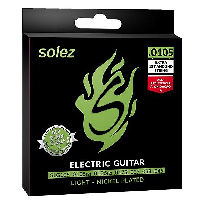 Encordoamento Guitarra .0105 Solez Light SLG105