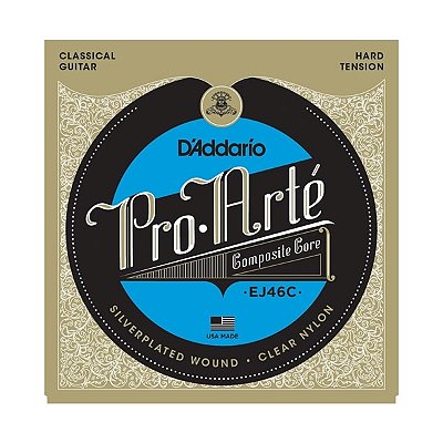 Encordoamento Violão Nylon D'Addario Pro-Arté Tensão Alta Composite