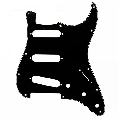 Escudo para Guitarra Stratocaster Sonotec PKG Preto