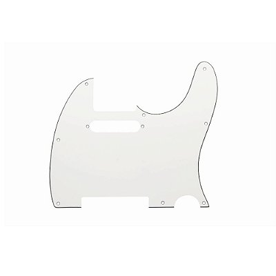 Escudo para Guitarra Telecaster Sonotec PKG TL Branco