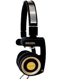 Headphone Golden Portable
