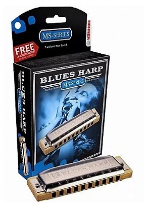 Gaita Diatônica Hohner Blues Harp MS 532/20 D Ré