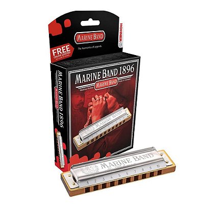 Gaita Diatônica Hohner Marine Band C Dó