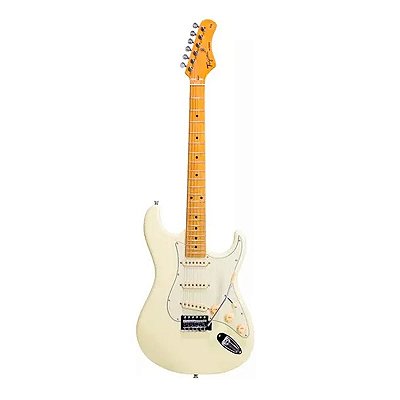 Guitarra Stratocaster Tagima Woodstock Series TG530 Branco Vintage