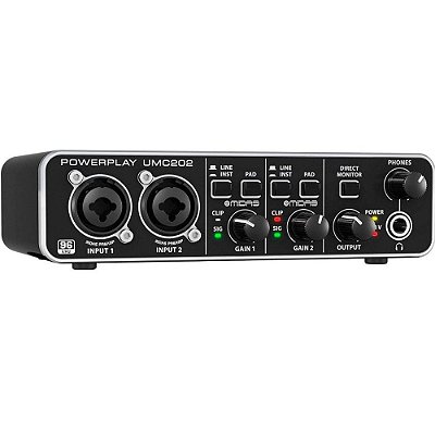 Interface de Áudio Behringer U-Phoria UMC202 HD