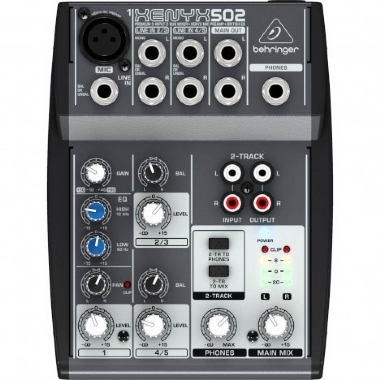 Mesa de Som 05 Canais Behringer Xenyx 502