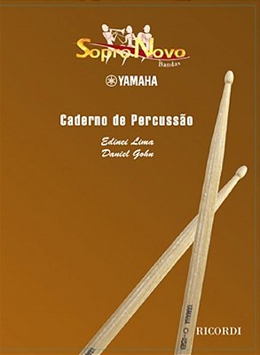 Método Sopro Novo Yamaha Caderno de Percussão