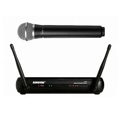 Microfone sem Fio de Mão Shure UHF SVX24BR / PG58