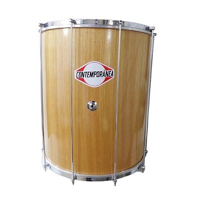 Surdo 22" x 60 Contemporânea Madeira e Couro 186C