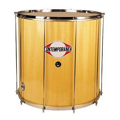 Surdo 24" x 60 Contemporânea Madeira e Couro 194C