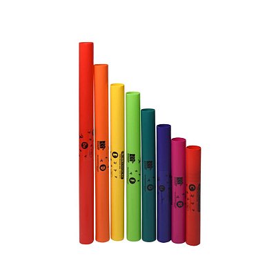 Kit 8 Tubos Boomwhackers BWDG Dó Maior Diatônica