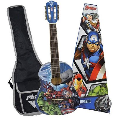 Violão Infantil Acústico Nylon Phx Marvel Avengers VIM-A1