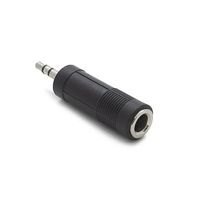 Plug Adaptador P10 / P2 Stereo MXT Preto