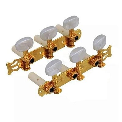 Tarraxa Violão Nylon Hertz A202 Dourada