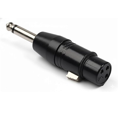 Plug Adaptador XLR Fêmea / P10 Macho MXT