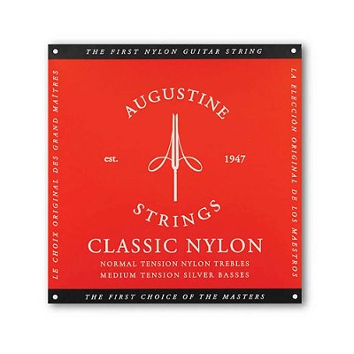 Encordoamento Violão Nylon Augustine Classic Red .028 Tensão Média