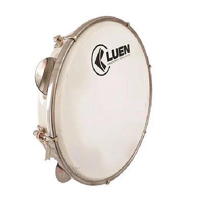 Pandeiro 10" Fórmica Luen 50051BR Branco