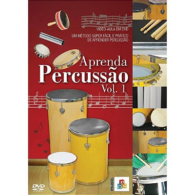 DVD Aprenda Percussão Vol. 1