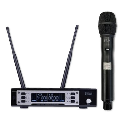 Microfone sem Fio de Mão Dylan D-9001 TB Talk Back