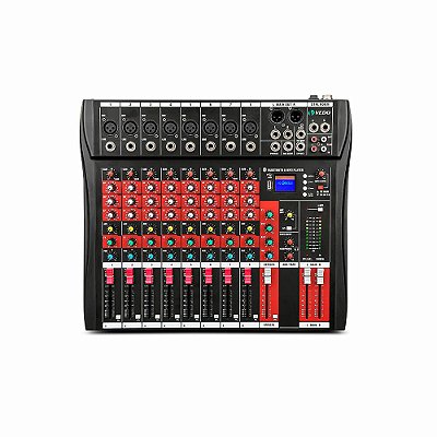 Mesa de Som 8 Canais Vedo VDA208L