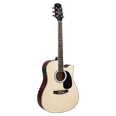 Violão Elétrico Aço Giannini Dreadnought GDC-1 CEQ NS