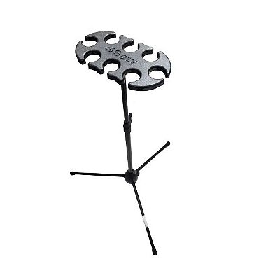 Pedestal para Descanso de 8 Microfones Saty SDM-08
