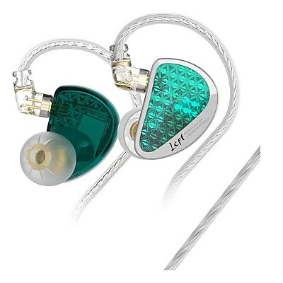 Fone de Ouvido In Ear KZ AS16 PRO Cyan