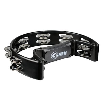 Pandeiro Meia Lua Luen 40070PT Preto