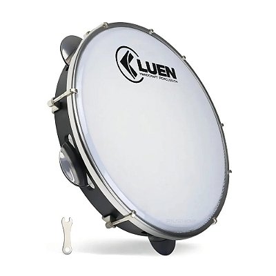 Pandeiro 12" ABS Luen 40155PT Preto