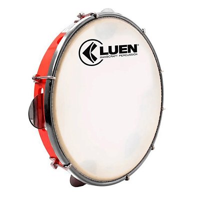 Pandeiro 12" ABS Luen 40155VM Vermelho