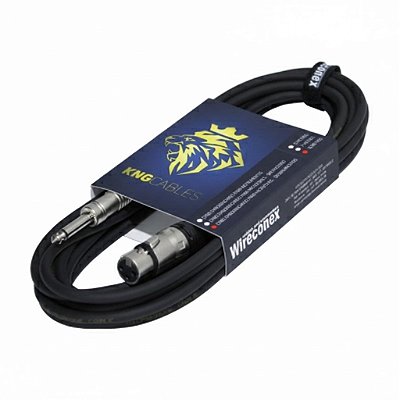Cabo Canon Fêmea / P10 Wireconex KNG Cables 10 Metros MCD-10F