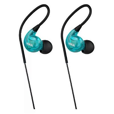 Fone de Ouvido In Ear Vokal Extra Bass E40 Azul