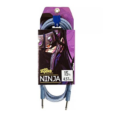 Cabo P10 / P10 Santo Angelo Ninja Têxtil 4,57 Metros Azul