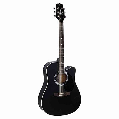 Violão Eletroacústico Aço Giannini Dreadnought GDC-1 CEQ SBK