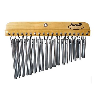 Carrilhão Duplo 36 Barras Alumínio Natural Torelli TA307
