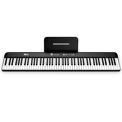 Piano Digital Portátil Mizutani M-LOCK 88 Teclas 7/8 Preto