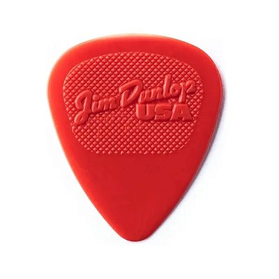 Palheta Dunlop Nylon Midi 0.53 Mm Vermelha