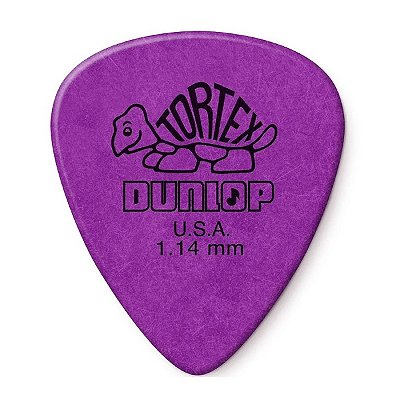 Palheta Dunlop Tortex 1.14 Mm Roxa