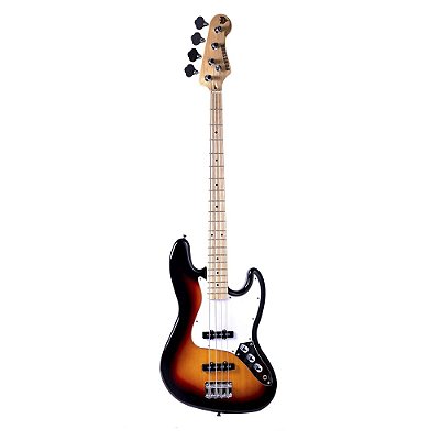 Contrabaixo 4 Cordas Jazz Bass Marques Poseidon 4JB-35SB Passivo Sunburst