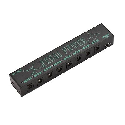 Fonte Super Compacta para 8 Pedais de Efeitos M-Vave VD-SK1