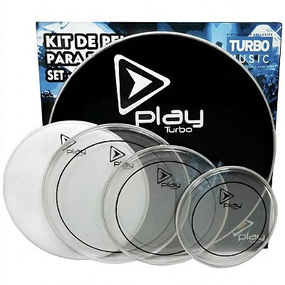 Kit de Peles Turbo Play 10", 12", 14" e 22" PlayDH22
