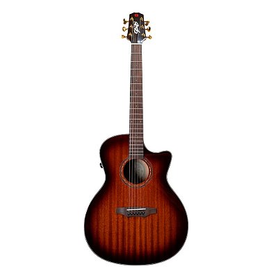 Violão Eletroacústico Aço Seizi Evolution Ryu Marcelo Carvalho Dragon Burst