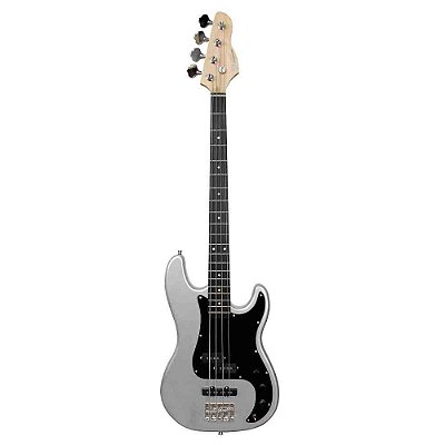 Contrabaixo 4 Cordas Jazz Bass Giannini GP100 Silver Passivo