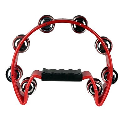 Pandeiro Meia Lua MXT 54.4.2 Vermelho