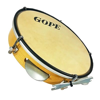 Pandeiro 08" Gope Fórmica e Couro 628PEA