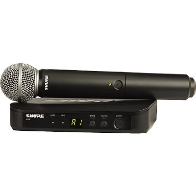 Microfone sem Fio de Mão Shure BLX24BR/SM58 M15