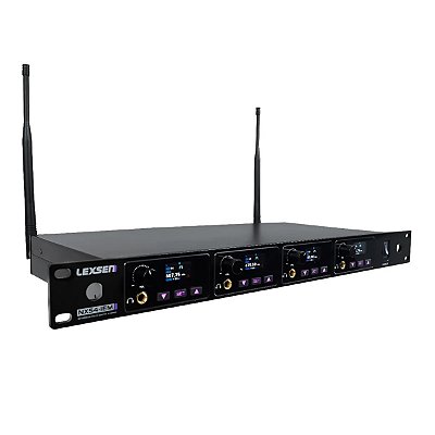 Retorno de Palco Transmissor UHF 4 Canais Lexsen NXS4-IEM