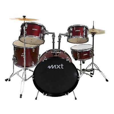 Bateria Acústica 20" MXT M-B120R Vinho