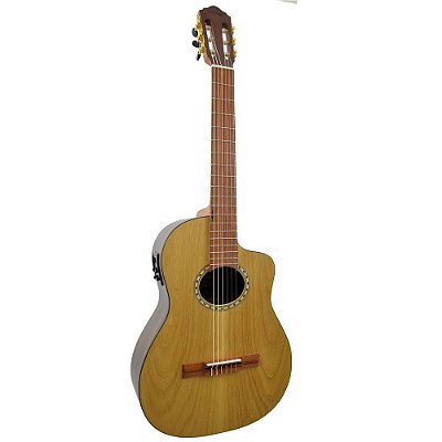 Violão Elétrico Nylon Giannini Flat NLS Imbuia CEQ NS